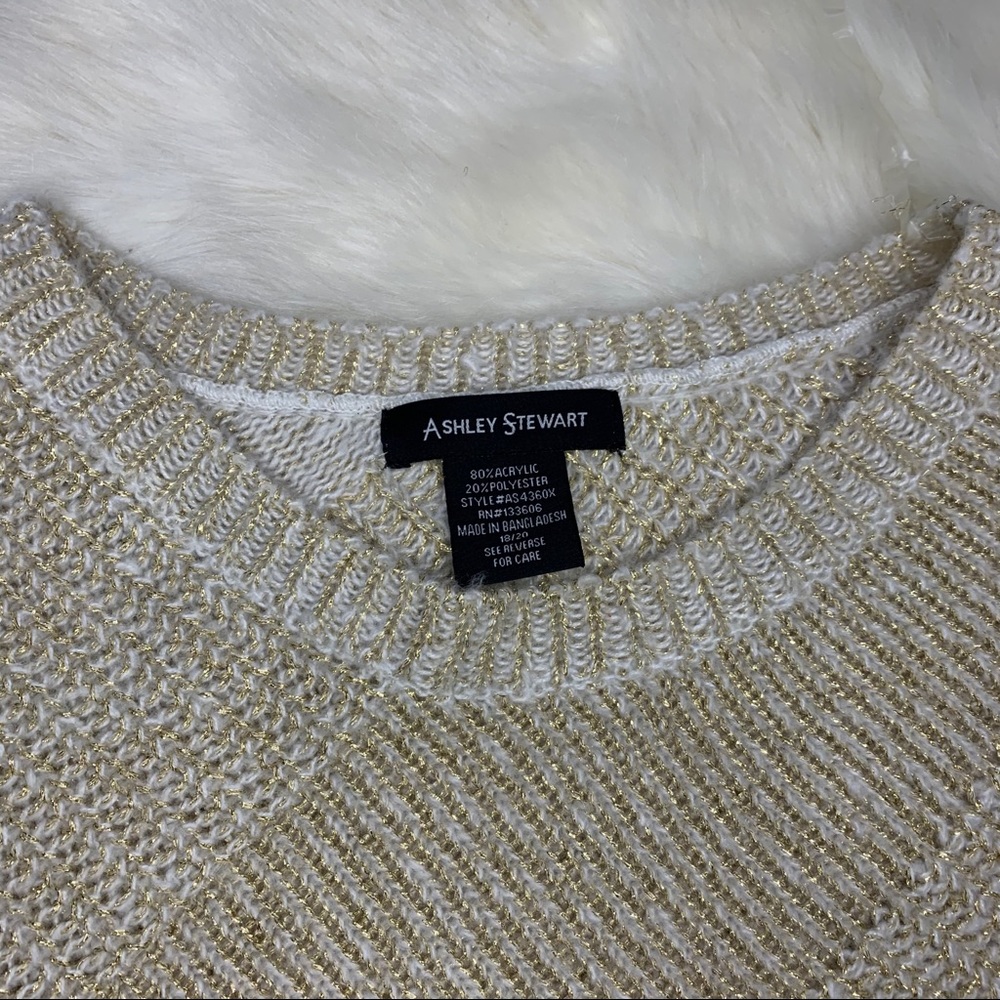 Ashley Stewart Sweater with Crew Neck - Picture 2 of 16